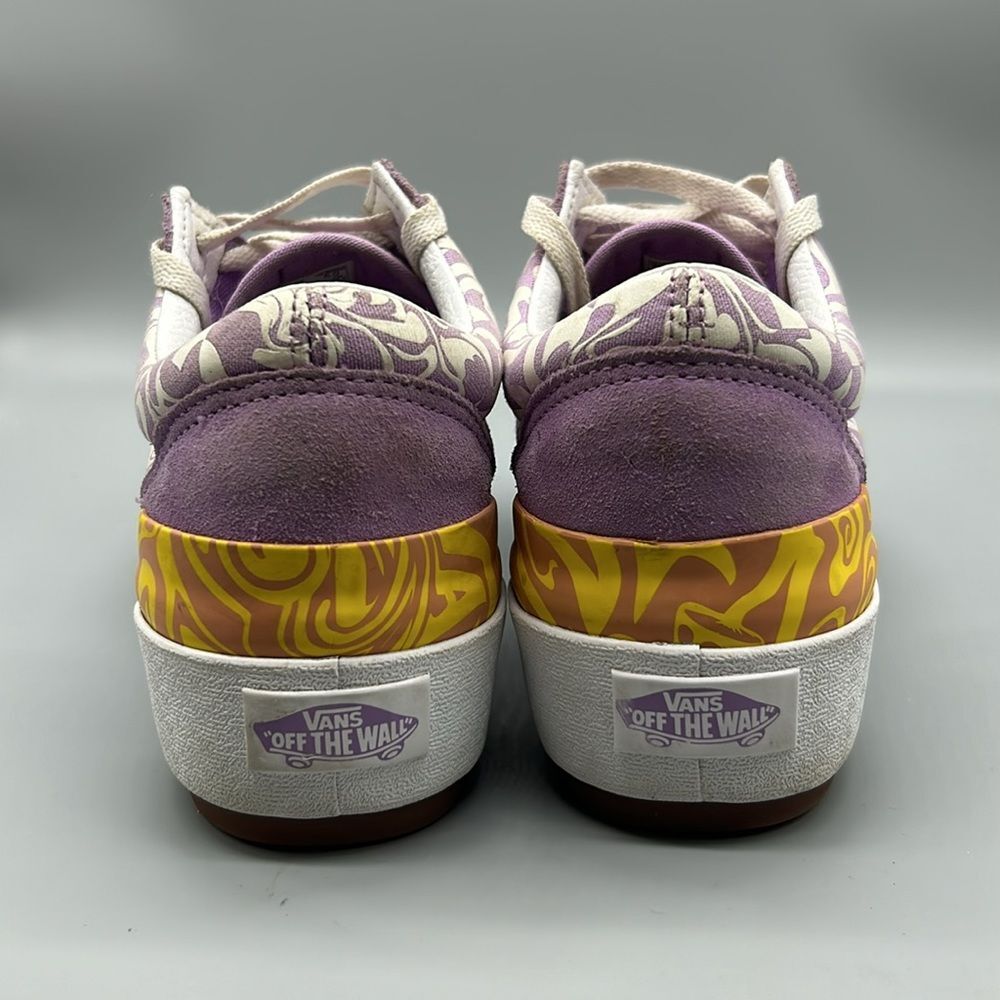 Vans Old Skool Stacked Wavy Days Platform Suede Shoes - Picture 8 of 11